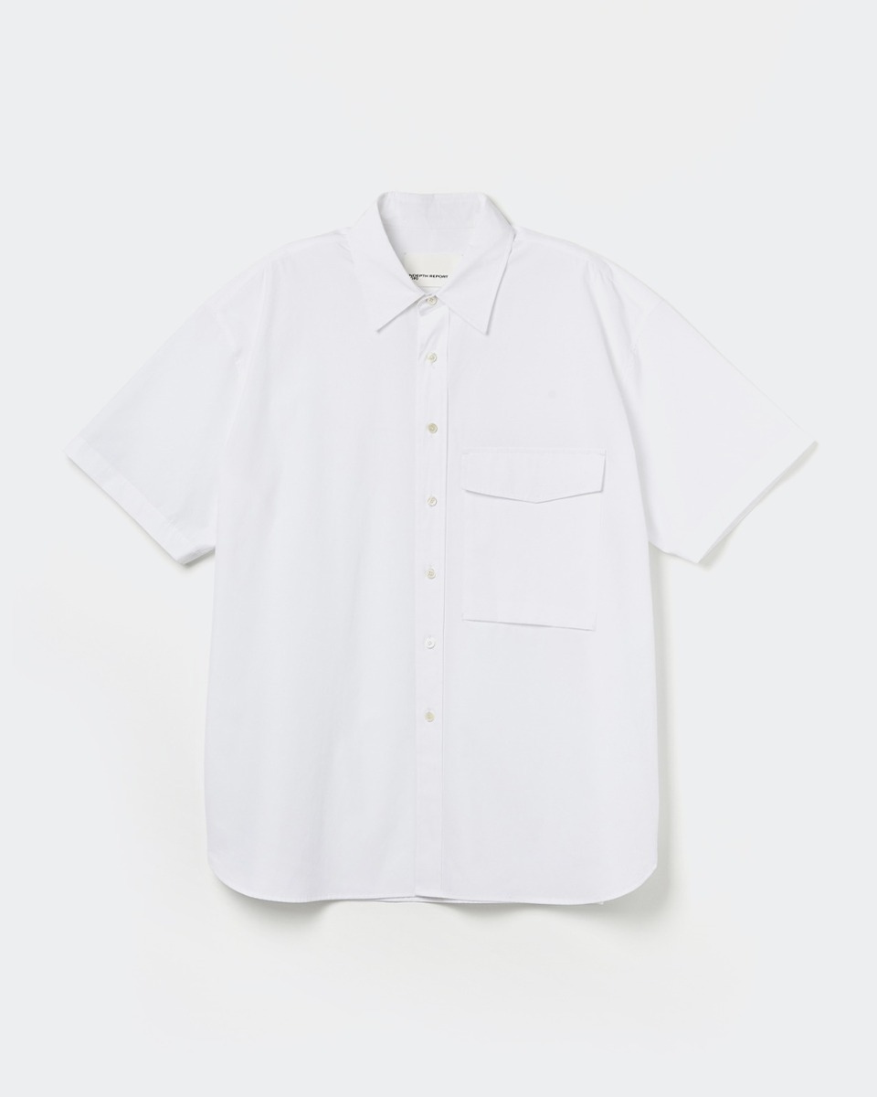 Pocket Short-sleeved Shirt_White