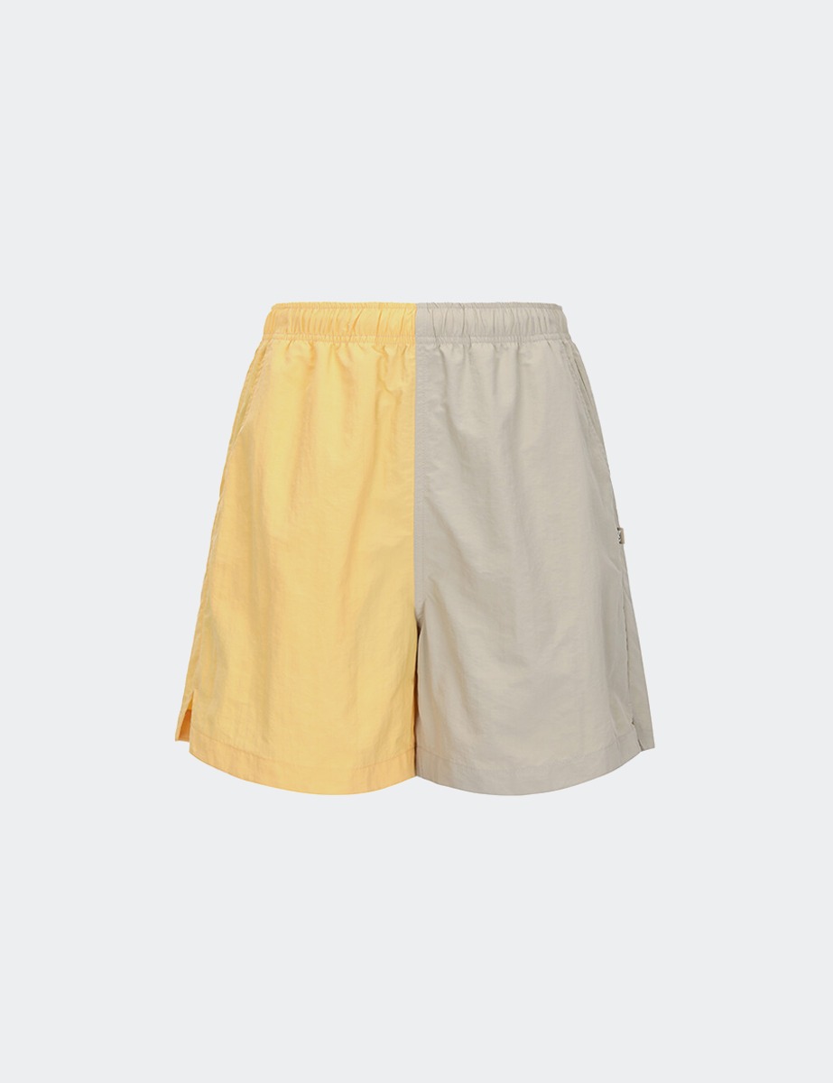 Let&#039;s Pack Nylon Shorts_Beige Yellow