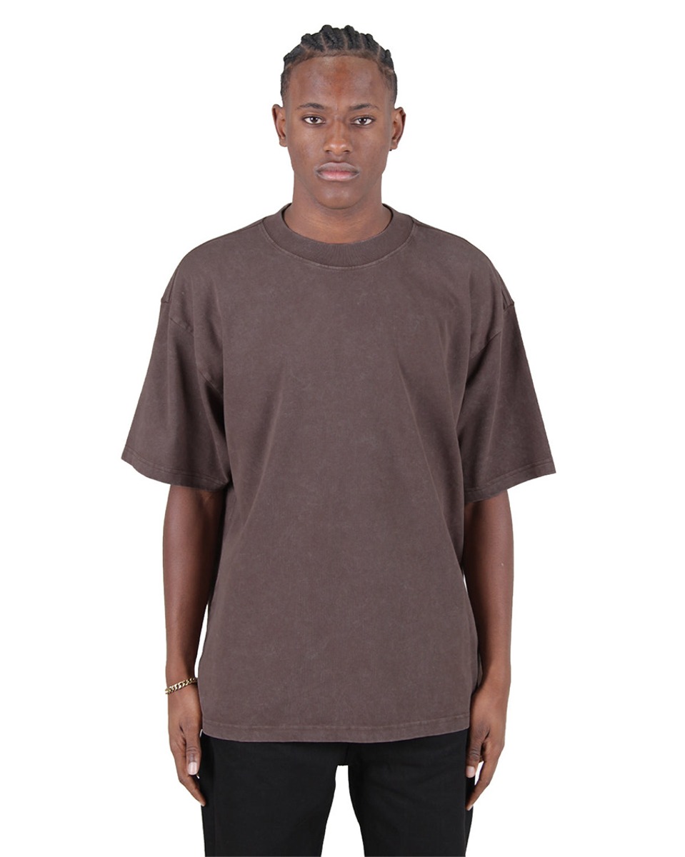 9.0 OZ Garment Dye Designer T-Shirt_Mocha