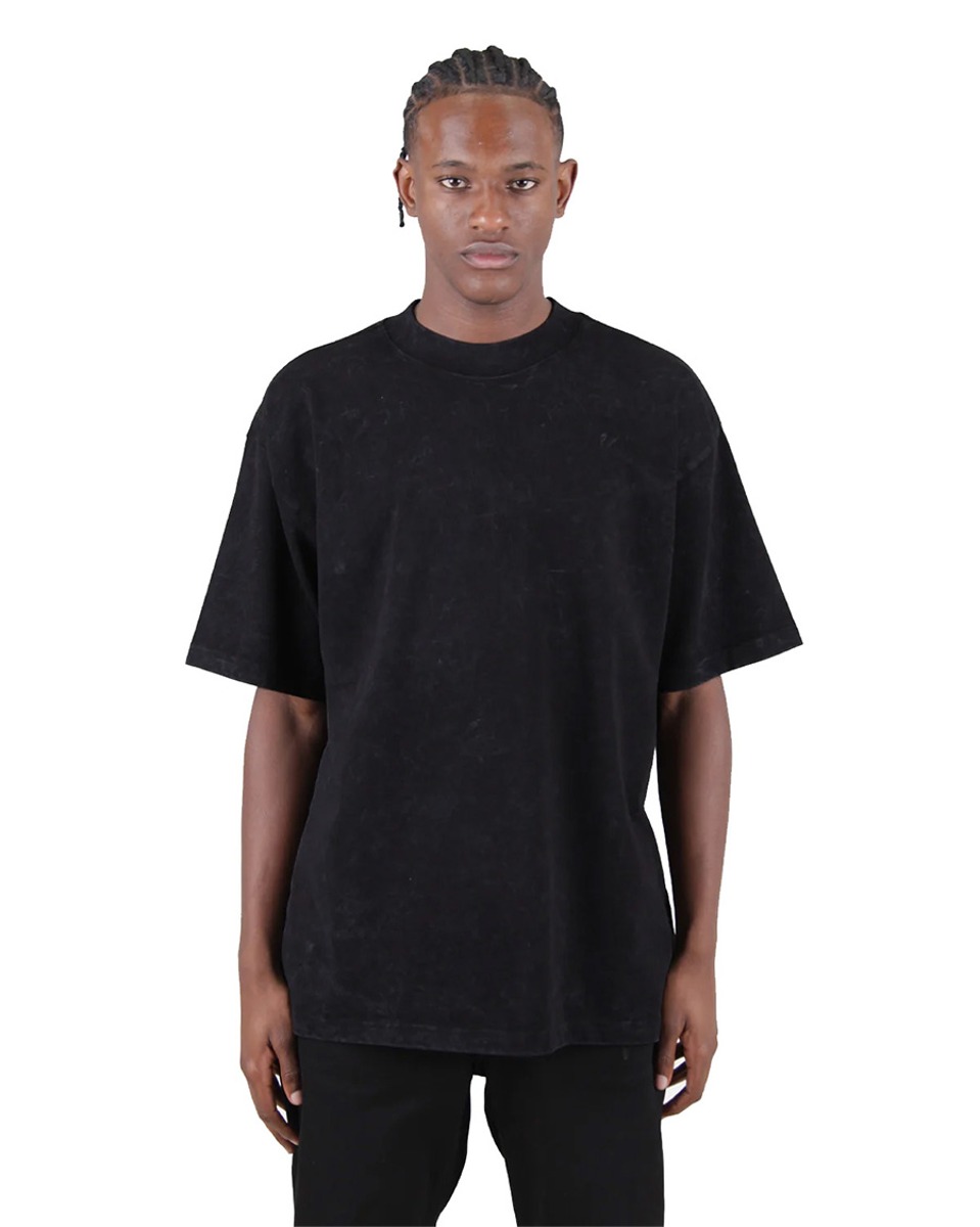 9.0 OZ Garment Dye Designer T-Shirt_Black