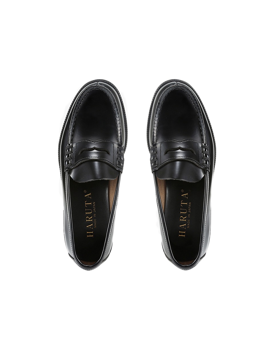 Cow Leather Penny Loafer_Black